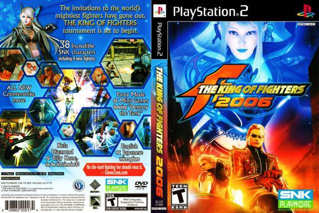 The King of Fighters 2006 - Sony PlayStation 2 (PS2) (SNK Playmore - 1-2) video game collectible [Barcode 828862200174] - Main Image 2