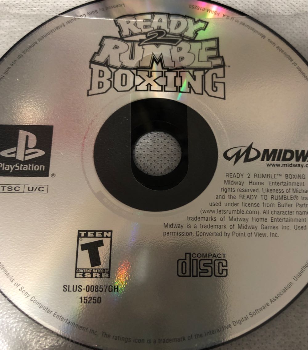 Ready 2 Rumble Boxing(Greatest Hits) - Sony PlayStation (Midway - 2) video game collectible [Barcode 031719268191] - Main Image 4