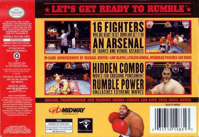 Ready 2 Rumble Boxing - Nintendo 64 (N64) (Midway) video game collectible - Main Image 2