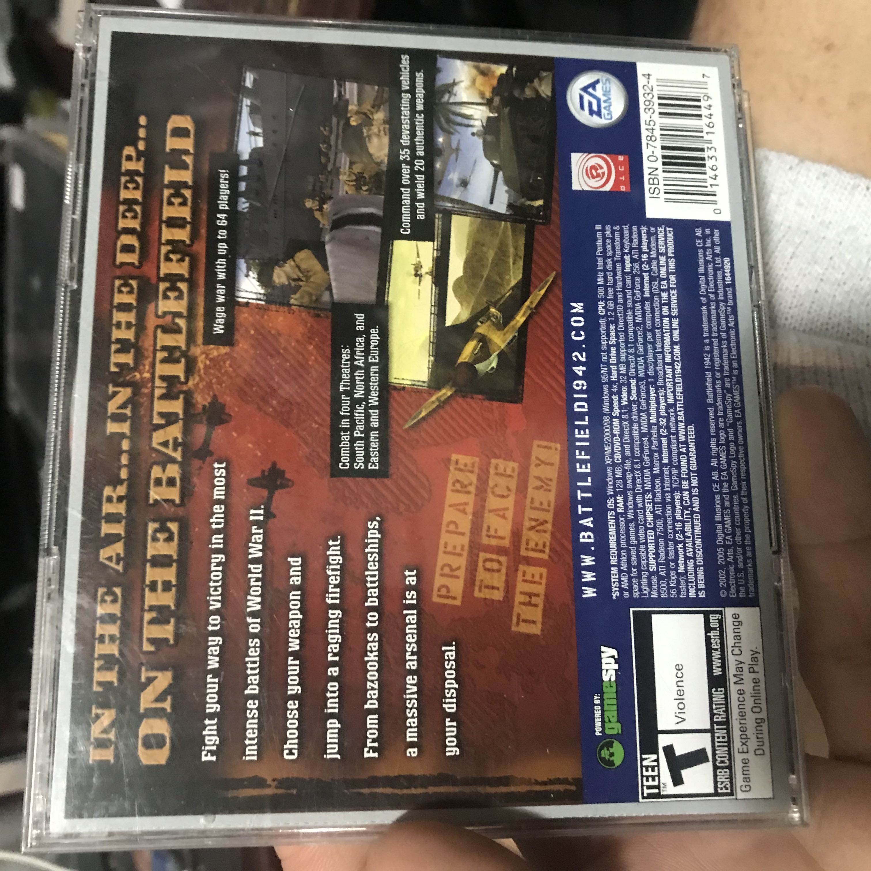 Battlefield 1942 - PC (Electronic Arts - 1-64) video game collectible [Barcode 014633125429] - Main Image 2