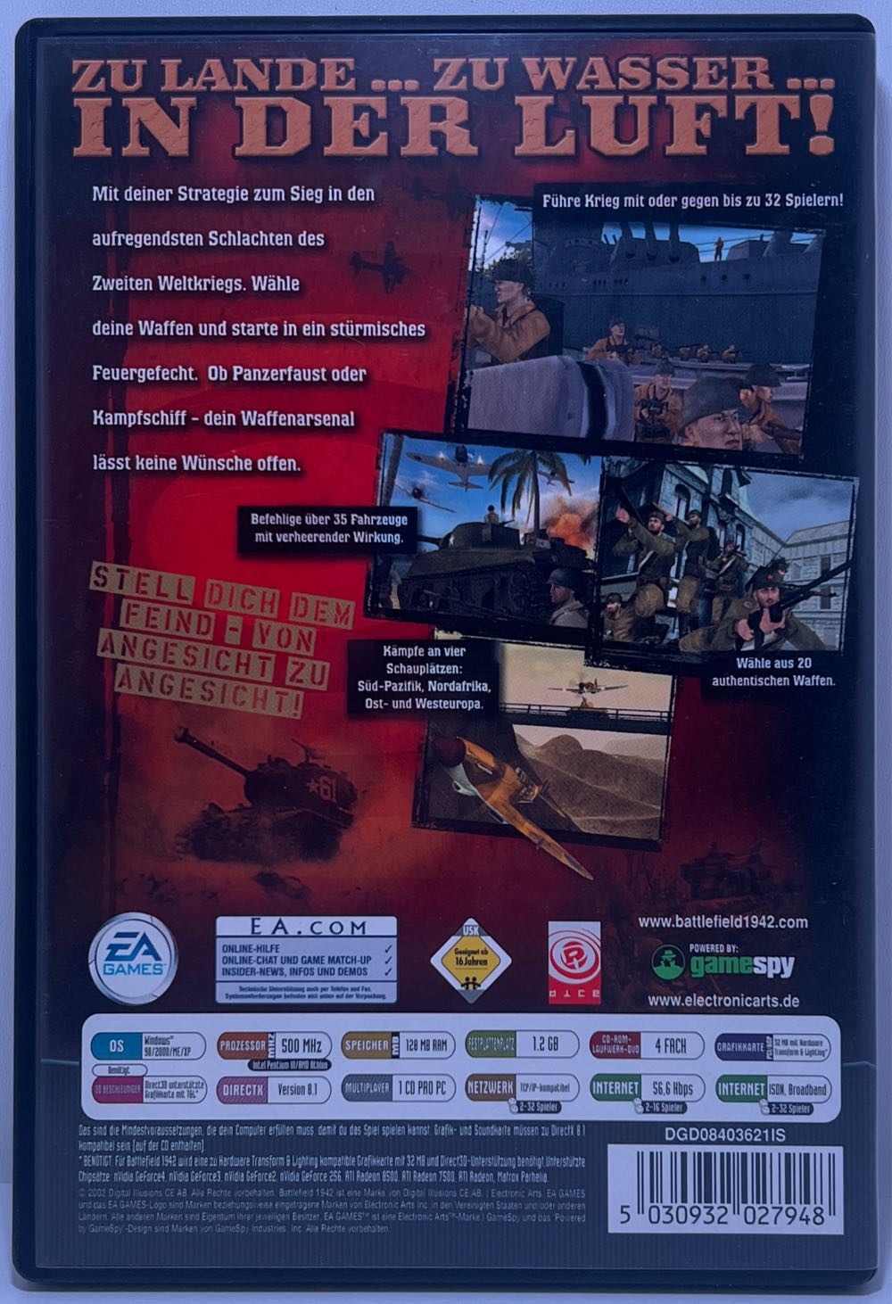 Battlefield 1942 - PC (EA Games) video game collectible [Barcode 5030932027948] - Main Image 2