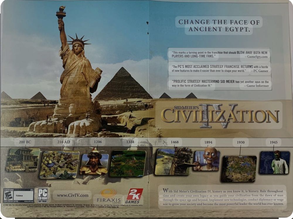 Civilization IV, Sid Meier’s - Special Edition - PC (2K - 1-4) video game collectible [Barcode 710425778759] - Main Image 4
