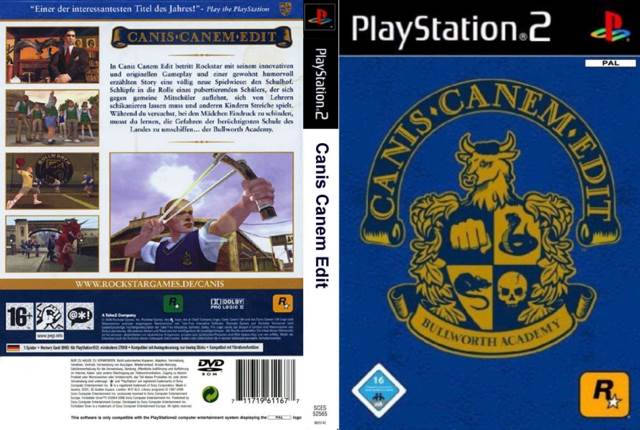 Canis Canem Edit - Sony PlayStation 2 (PS2) (Rockstar Games - 1) video game collectible [Barcode 5026555304757] - Main Image 2
