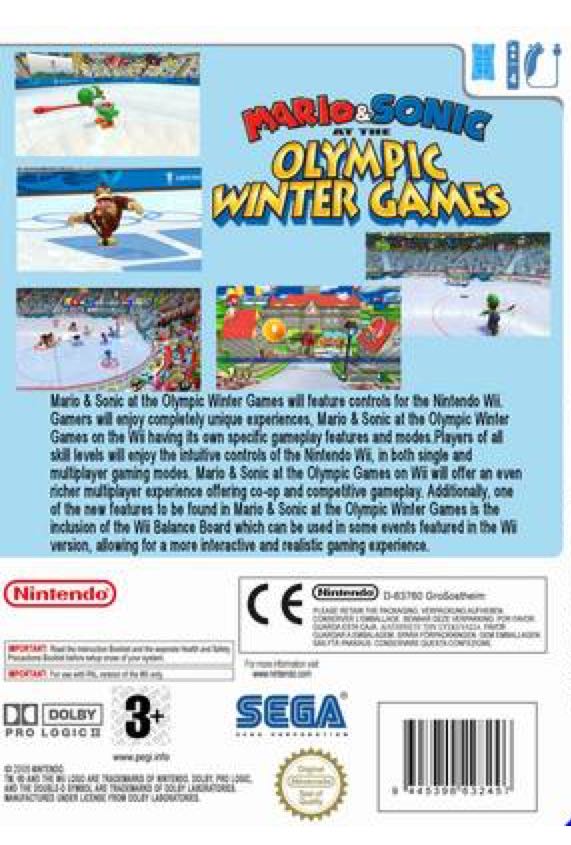 Mario and Sonic at the Olympic Games - Nintendo Wii U video game collectible - Main Image 2