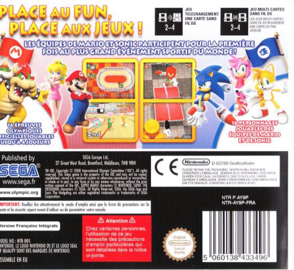 Mario and Sonic at the Olympic Games - Nintendo DS video game collectible - Main Image 2