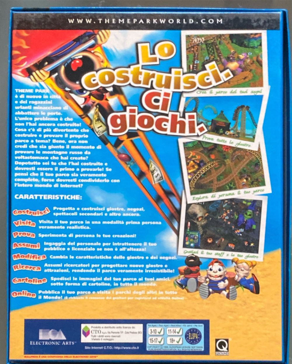 Theme Park World - PC video game collectible [Barcode 5037999006008] - Main Image 2