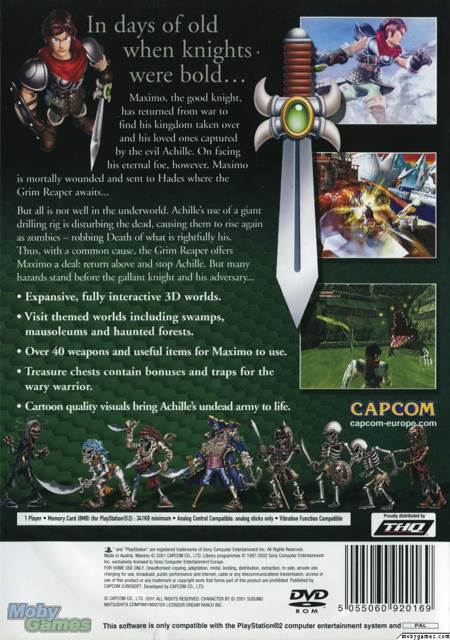 Maximo - Sony PlayStation 2 (PS2) (Capcom - 1) video game collectible [Barcode 5055060920145] - Main Image 2