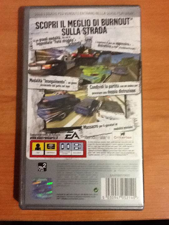 Burnout Legends - Sony PlayStation Portable (PSP) video game collectible [Barcode 5030947052140] - Main Image 2