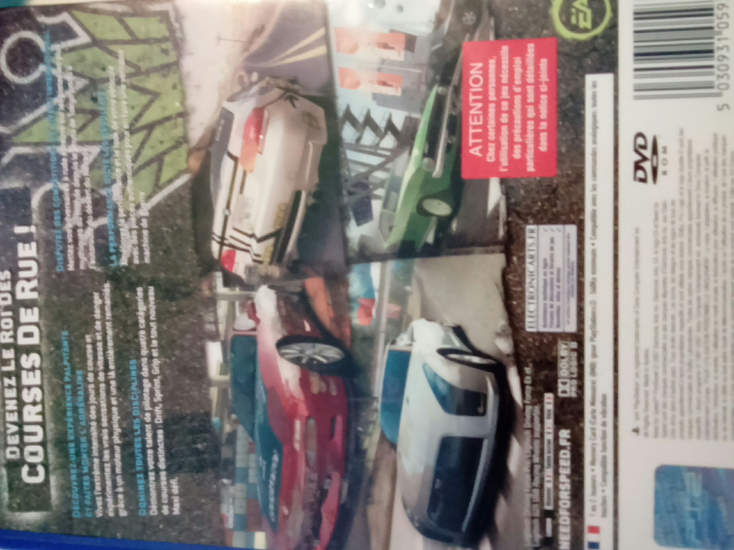 Nfs Pro Street - Sony PlayStation 2 (PS2) video game collectible [Barcode 70189353] - Main Image 2