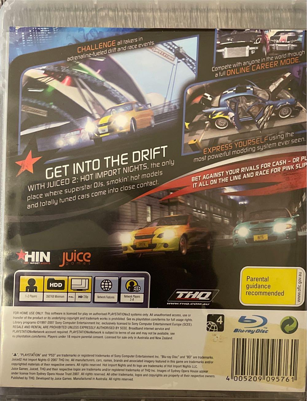 Juiced 2: Hot Import Nights - Sony PlayStation 3 (PS3) video game collectible [Barcode 4005209095761] - Main Image 2