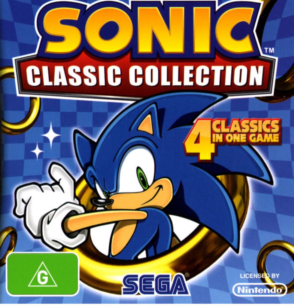 Sonic Classic Collection - Nintendo DS (Sega - 1) video game collectible - Main Image 2