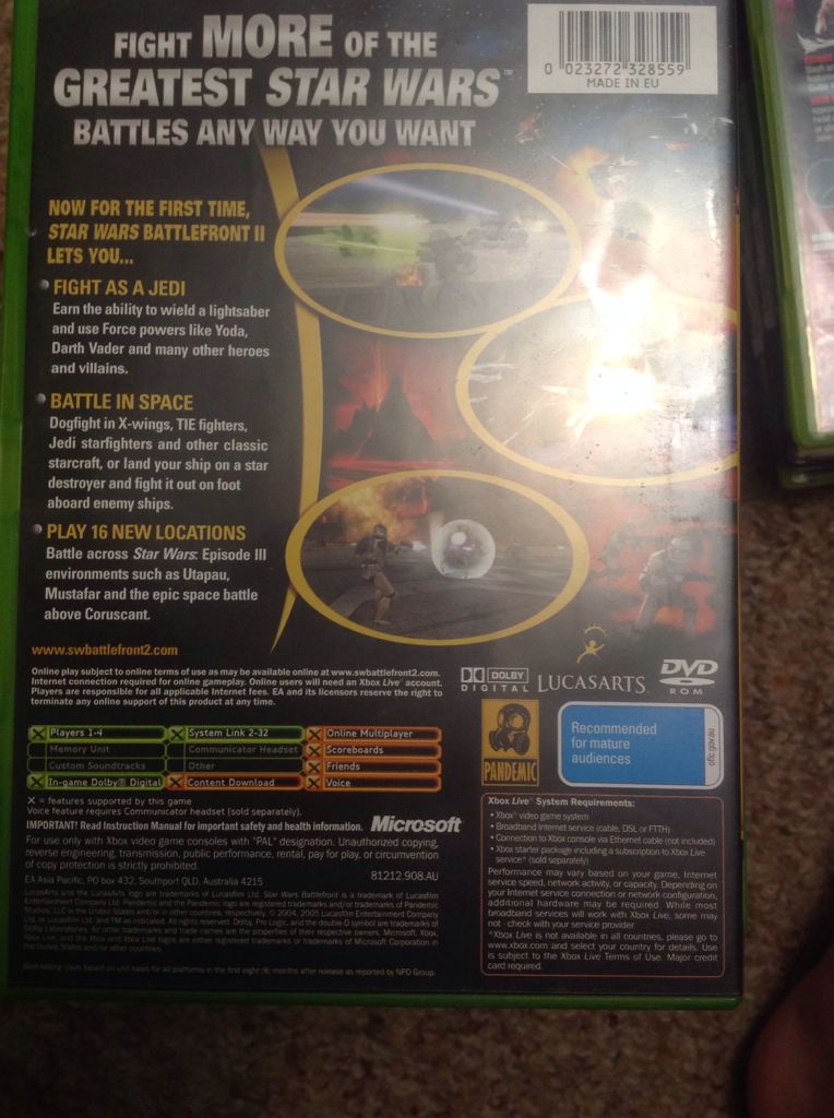 Star Wars: Battlefront 2 - Microsoft Xbox video game collectible [Barcode 0023272328559] - Main Image 2