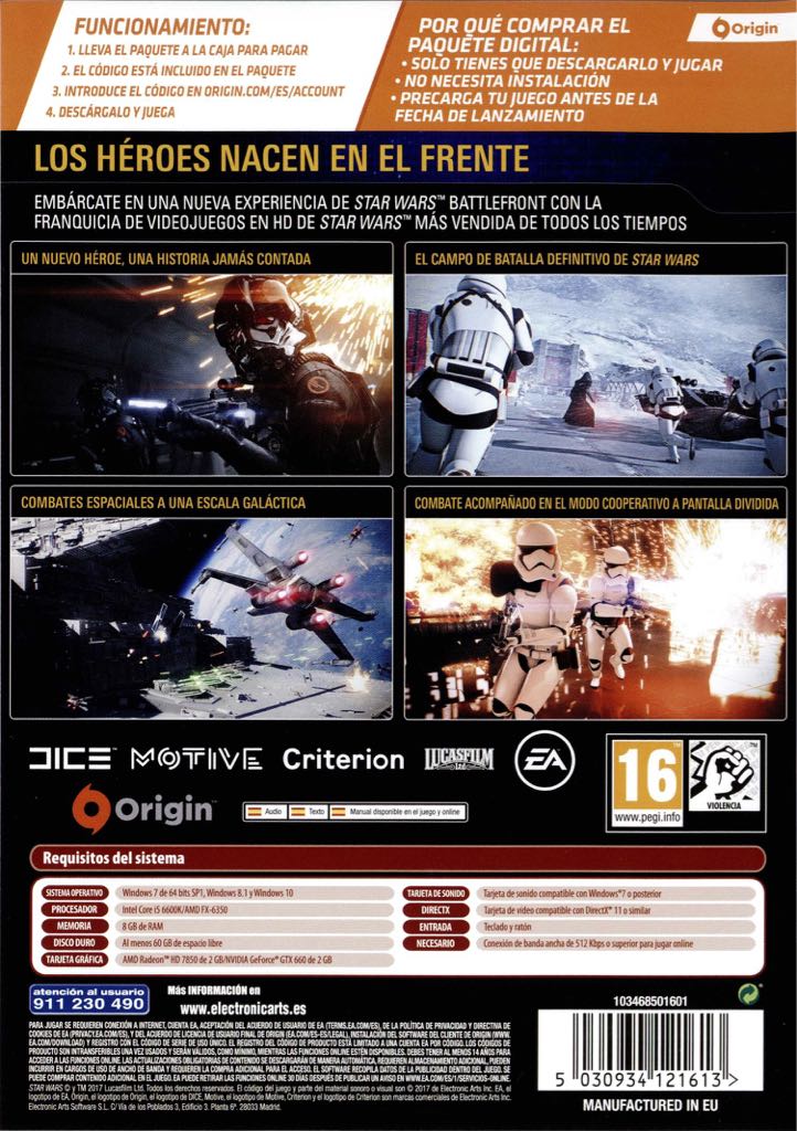 Star Wars: Battlefront 2 - PC (Electronic Arts - 1-80) video game collectible [Barcode 5030934121613] - Main Image 2