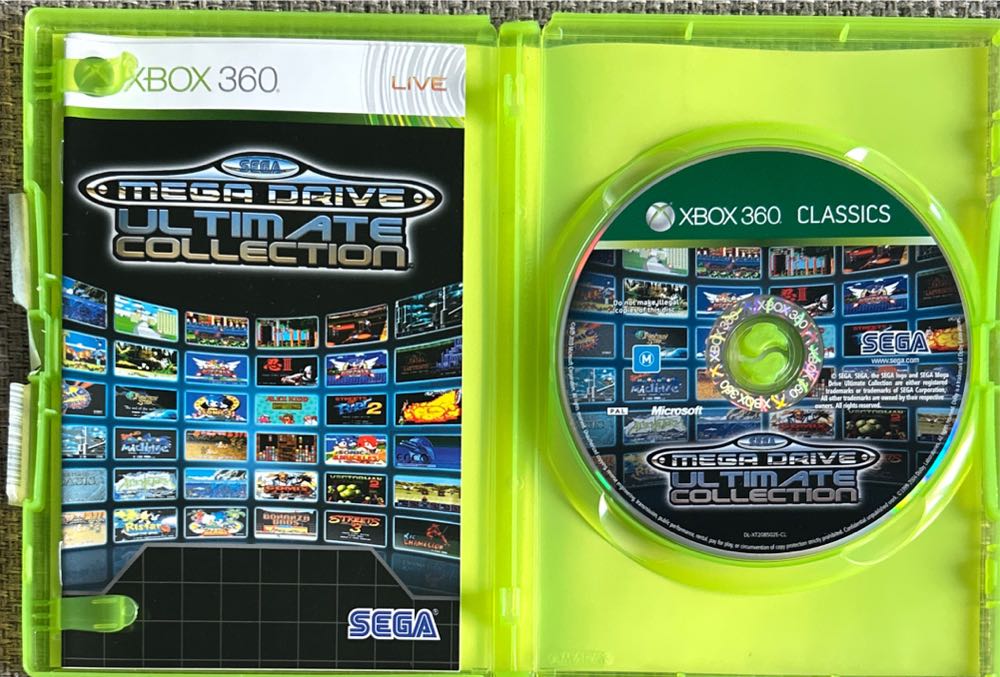 Sega Mega Drive: Ultimate Collection (Classics) - Microsoft Xbox 360 (Sega - 2) video game collectible [Barcode 5055277010516] - Main Image 3