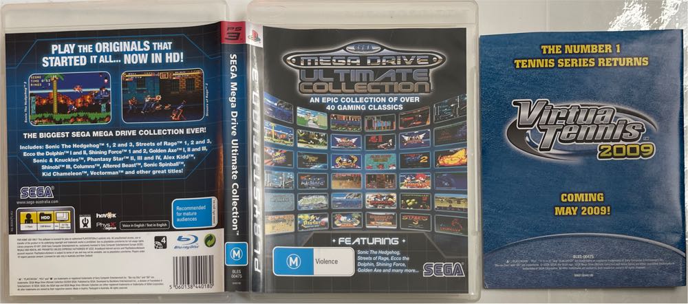 Sega Mega Drive Ultimate Collection - Sony PlayStation 3 (PS3) (Sega - 2) video game collectible [Barcode 5060138440180] - Main Image 4