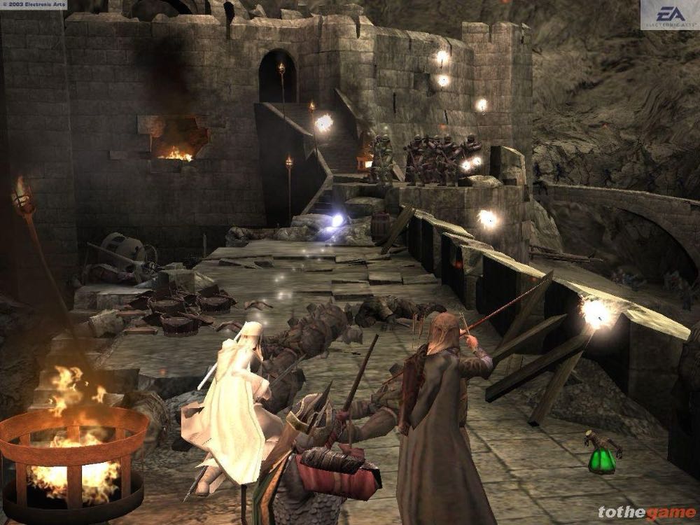 The Lord Of The Rings: The Return Of The King - Sony PlayStation 2 (PS2) (Electronic Arts - 1-2) video game collectible - Main Image 4