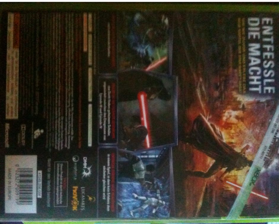 STAR WARS THE FORCE UNLEASHED - Microsoft Xbox 360 (Lucas Arts - 1) video game collectible [Barcode 0023272009199] - Main Image 2