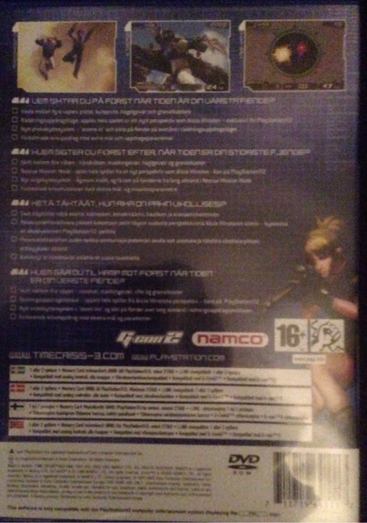Time Crisis 3 - Sony PlayStation 2 (PS2) (Namco) video game collectible [Barcode 711719641117] - Main Image 2