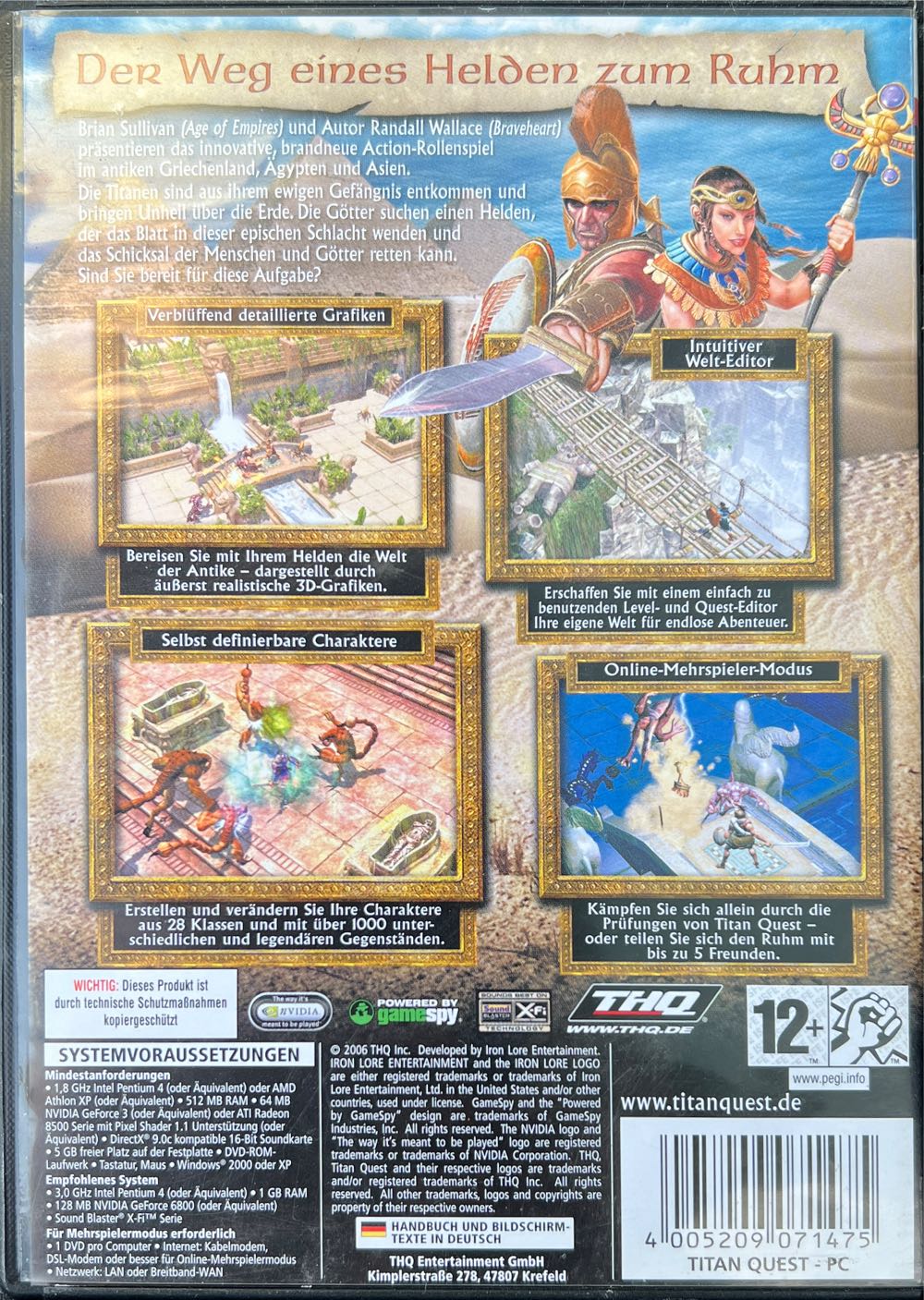 Titan Quest - PC (THQ - 1) video game collectible [Barcode 4005209077682] - Main Image 2