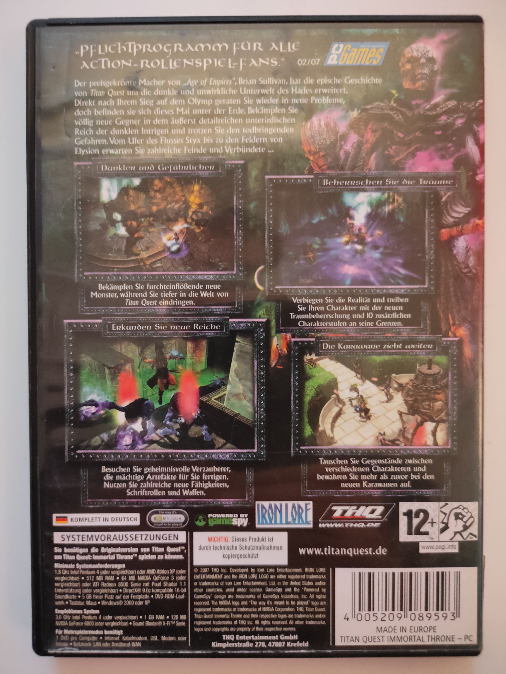 Titan Quest - Immortal Throne - PC video game collectible [Barcode 4005209089593] - Main Image 2