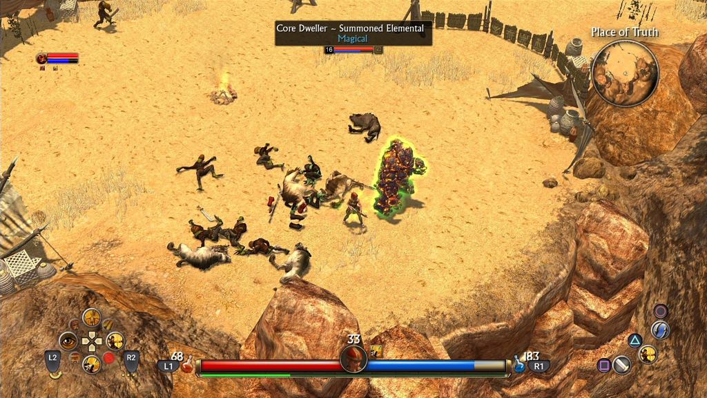 Titan Quest - Sony PlayStation 4 (PS4) (THQ Nordic - 1-6) video game collectible [Barcode 9120080071835] - Main Image 2