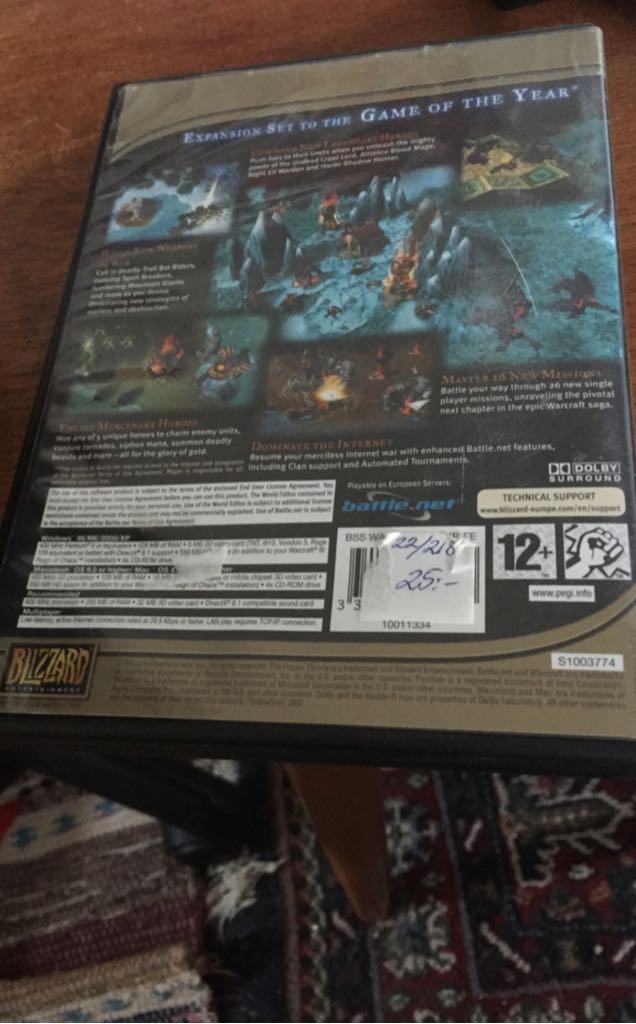 Warcraft 3 - Frozen Throne - PC video game collectible - Main Image 2