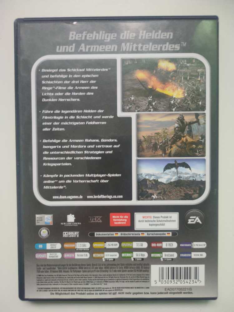 Der Herr der Ringe - Die Schlacht um Mittelerde - PC video game collectible [Barcode 5030932054234] - Main Image 2