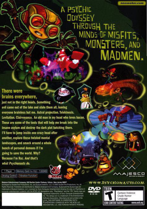 Psychonauts - Sony PlayStation 3 (PS3) (Majesco Entertainment - 1) video game collectible - Main Image 2