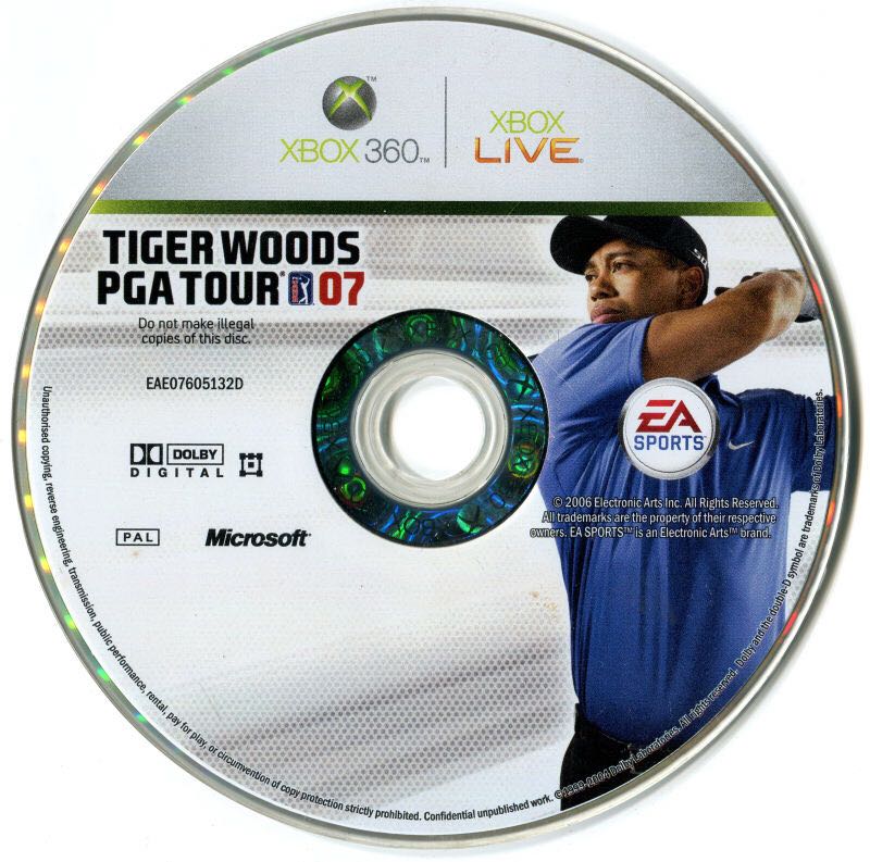 Tiger Woods PGA Tour 07 - Microsoft Xbox 360 (Electronic Arts/EA Games - 4) video game collectible [Barcode 1463315214] - Main Image 4