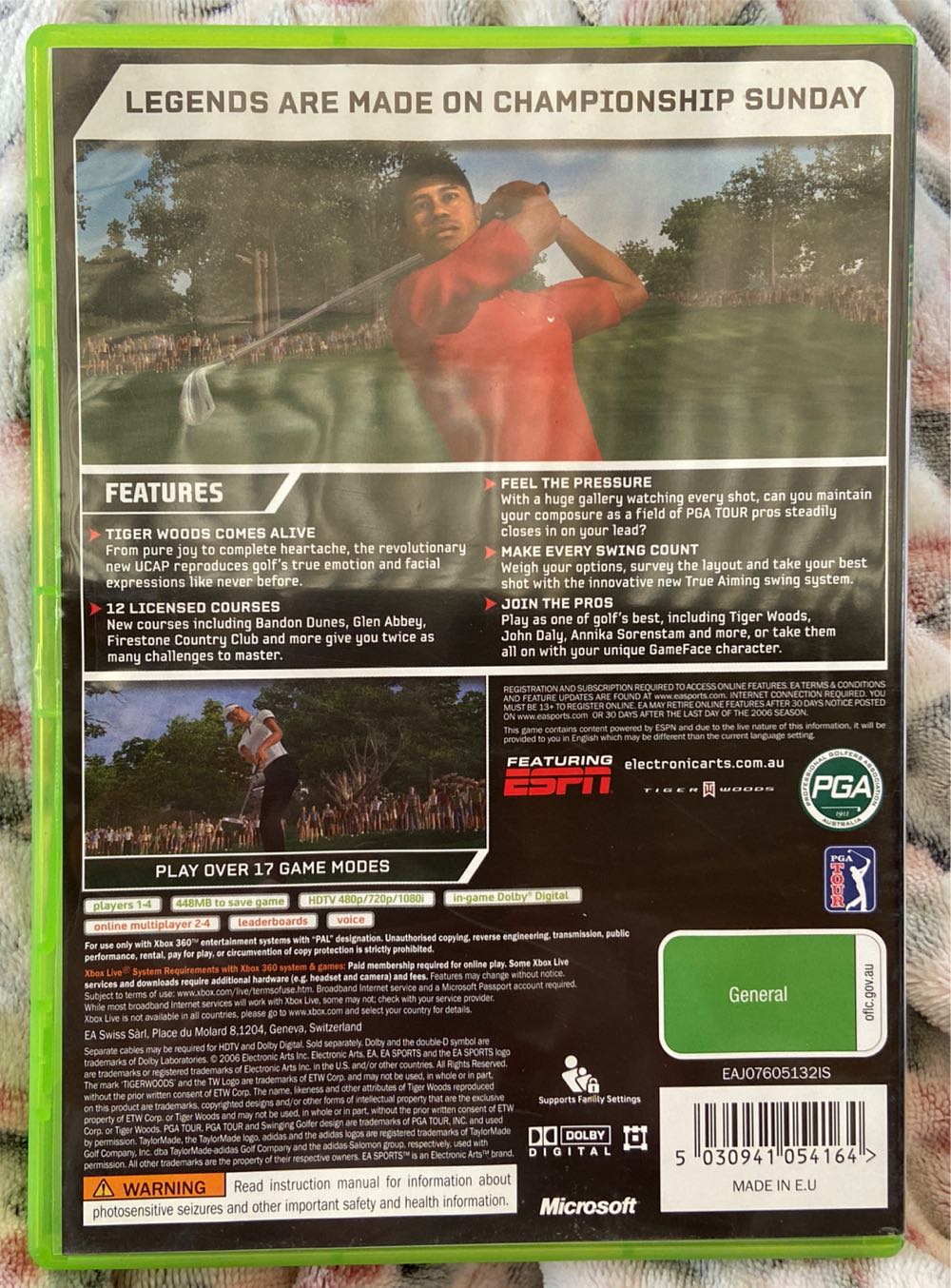 Tiger Woods PGA Tour 07 - Microsoft Xbox 360 (Ea Sports) video game collectible [Barcode 5030941054164] - Main Image 3