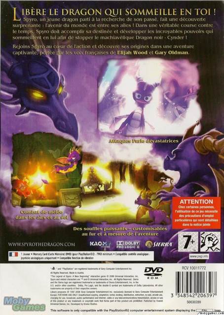 The Legend Of Spyro A New Beginning - Nintendo GameCube video game collectible [Barcode 3348542206137] - Main Image 2