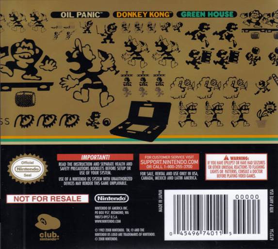 Game & Watch Collection1 - Nintendo DS (Nintendo) video game collectible - Main Image 2