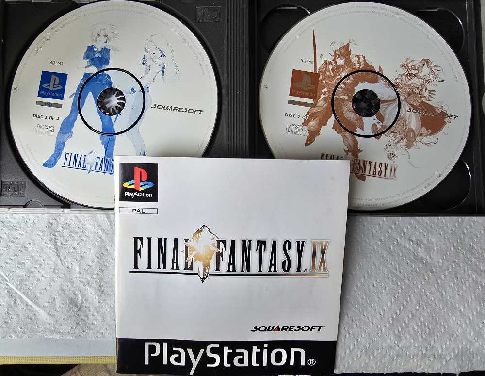 Final Fantasy IX - Sony PlayStation (SquareSoft - 1) video game collectible [Barcode 4036636200596] - Main Image 3