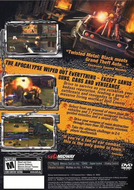 Roadkill - Sony PlayStation 2 (PS2) (Midway - 1) video game collectible [Barcode 5037930071393] - Main Image 2