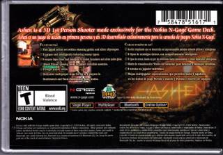 Ashen (Demo Cartridge) - Nokia N-Gage (Nokia - 4) video game collectible [Barcode 75841751] - Main Image 2