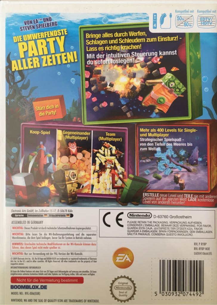Boom Blox Smash Party - Nintendo Wii (EA Games - 4) video game collectible [Barcode 5030932074492] - Main Image 2