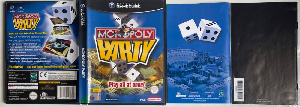 Monopoly Party - Nintendo GameCube (Infogrames - 1-4) video game collectible [Barcode 3546430103722] - Main Image 4