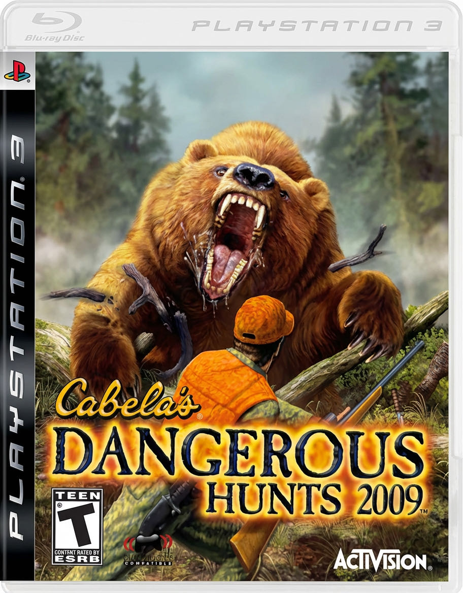 Cabelas Dangerous Hunts 2009 - Sony PlayStation 3 (PS3) video game collectible - Main Image 2