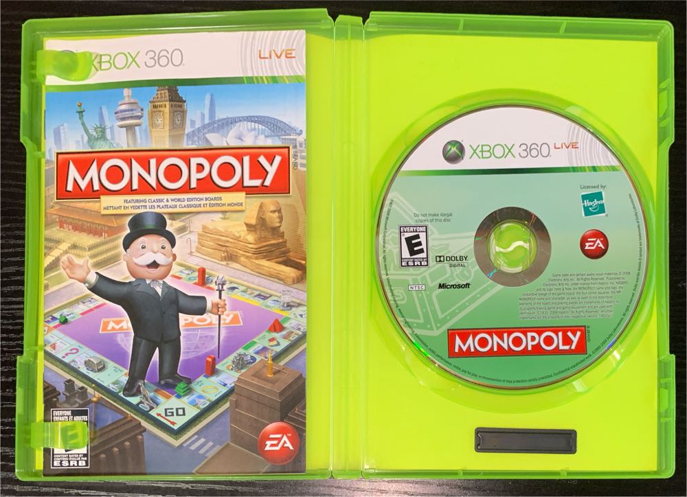 Monopoly - Microsoft Xbox 360 (EA - 1-4) video game collectible [Barcode 014633361414] - Main Image 3