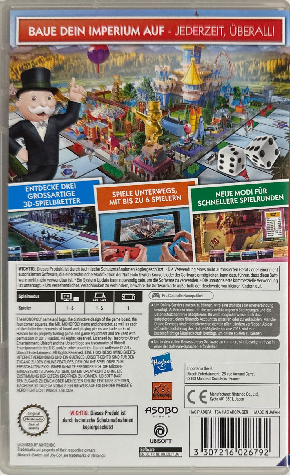 Monopoly - Nintendo Switch eShop (Ubisoft) video game collectible [Barcode 3307216026792] - Main Image 2