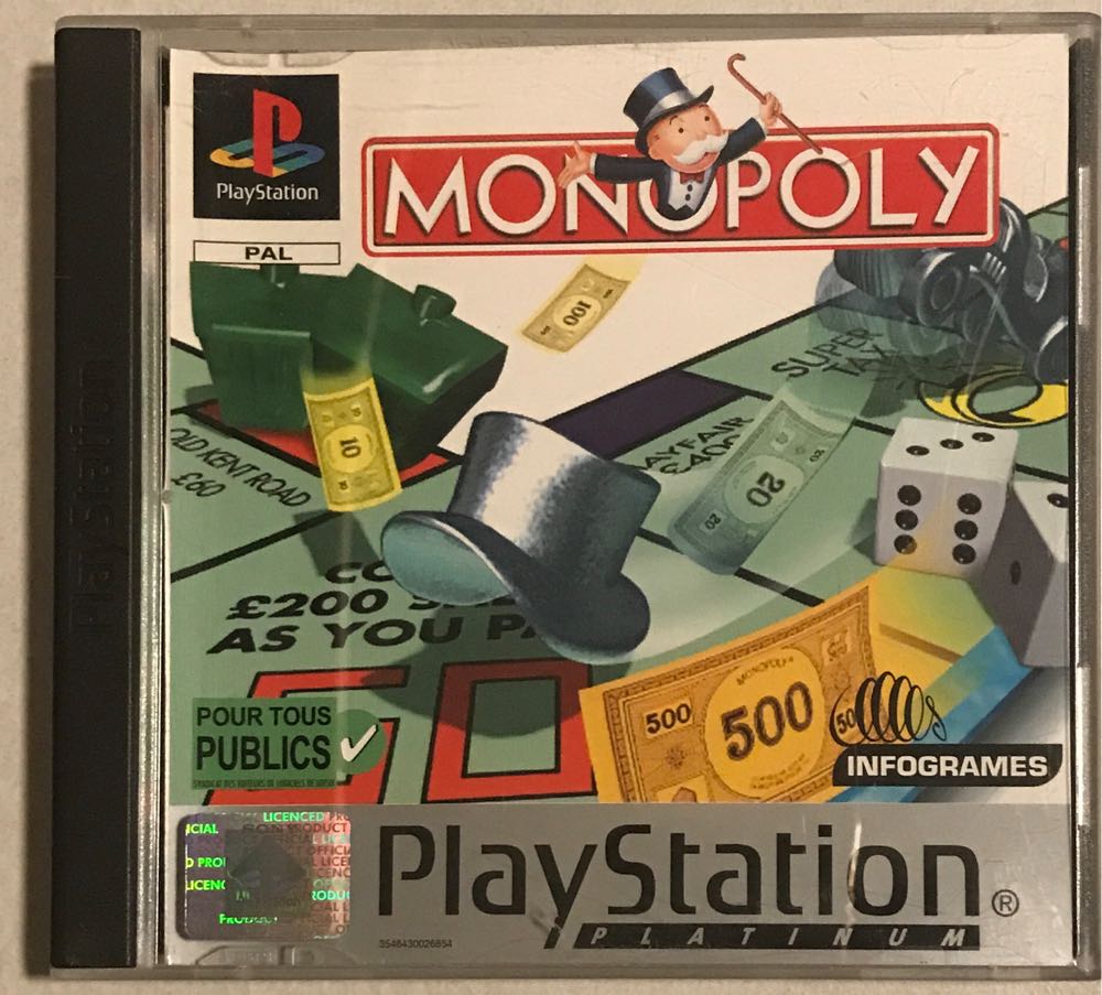 Monopoly - Sony PlayStation video game collectible [Barcode 3546430026854] - Main Image 2