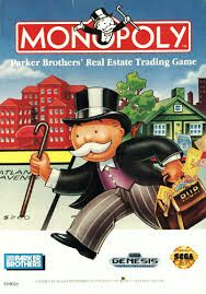 Monopoly - Sega Genesis (Mega Drive) video game collectible - Main Image 1