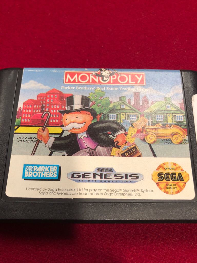 Monopoly - Sega Genesis (Mega Drive) video game collectible - Main Image 1