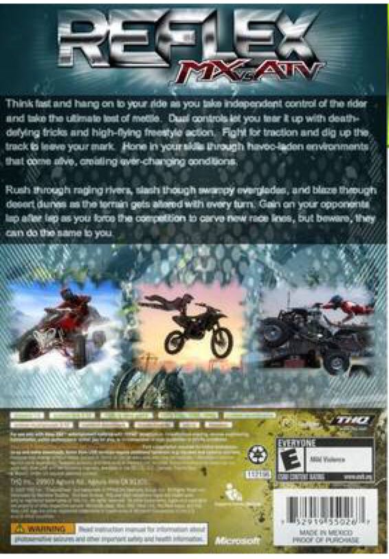 MX VS ATV: Reflex - Sony PlayStation 3 (PS3) video game collectible [Barcode 4005209127349] - Main Image 2