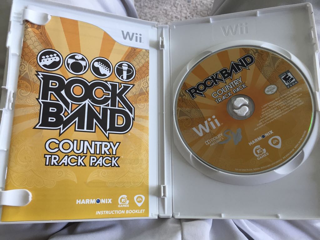 Rock Band Country Track Pack - Nintendo Wii video game collectible - Main Image 2