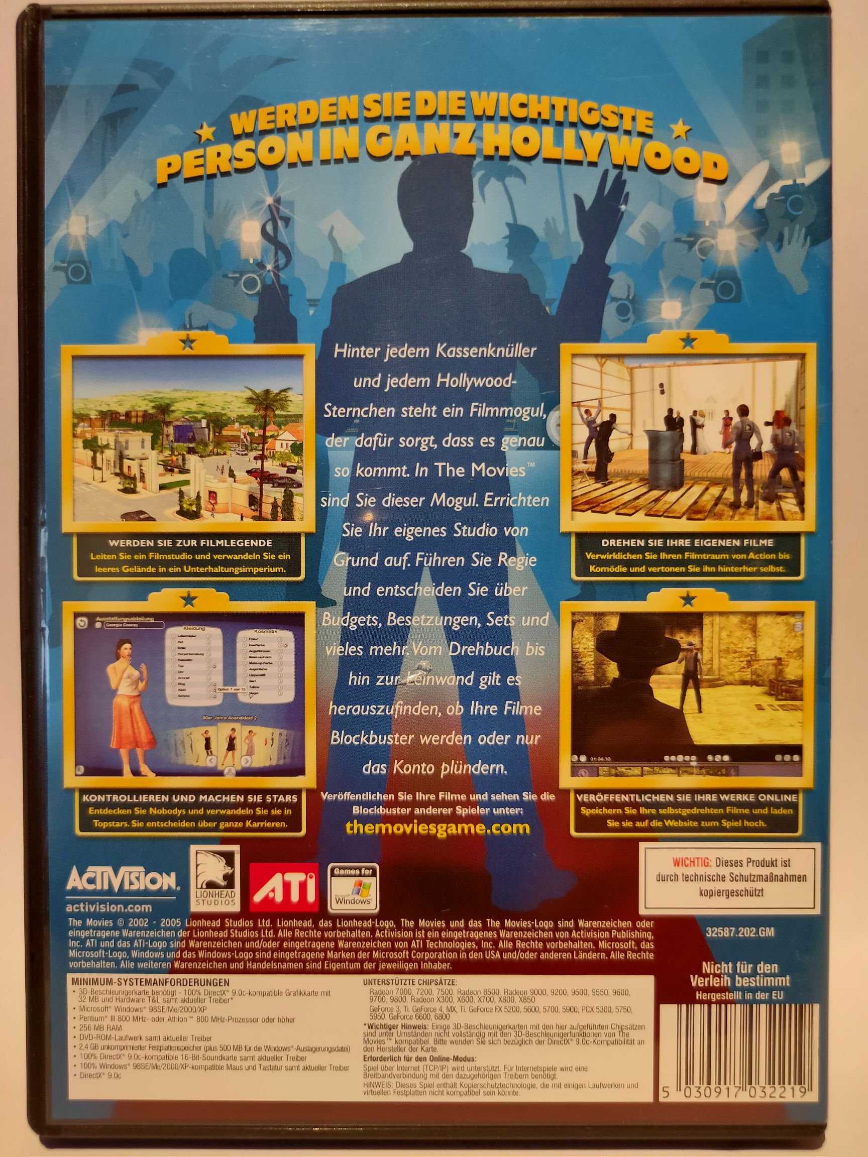 The Movies - PC (Activision) video game collectible [Barcode 5030917032219] - Main Image 2