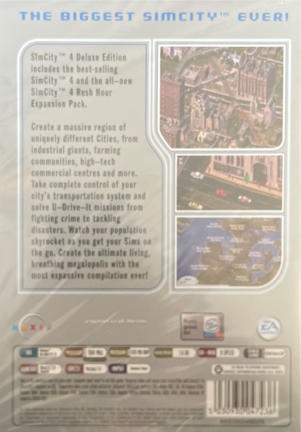 SimCity 4: Deluxe Edition - PC (EA Games, Maxis - 1) video game collectible [Barcode 5030930047238] - Main Image 3