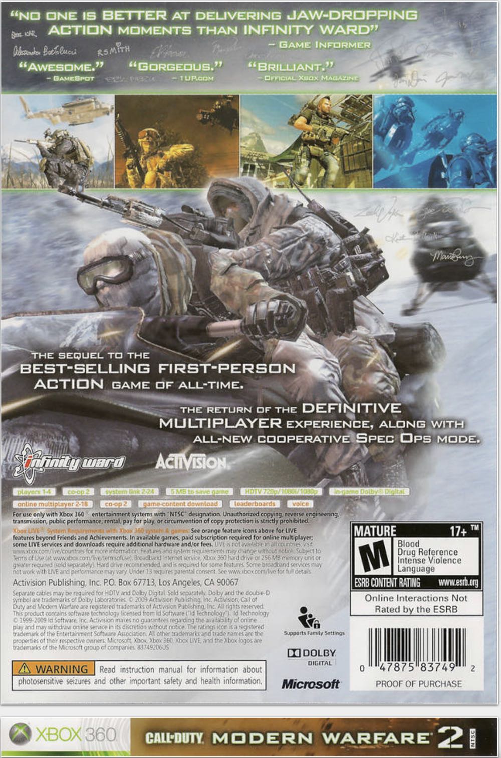 Call Of Duty: Modern Warefare 2 - Microsoft Xbox 360 (Activision - 4) video game collectible - Main Image 2