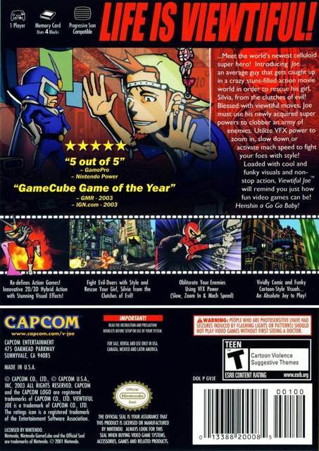 Viewtiful Joe - Sony PlayStation 2 (PS2) (Capcom - 1) video game collectible [Barcode 013388260355] - Main Image 2