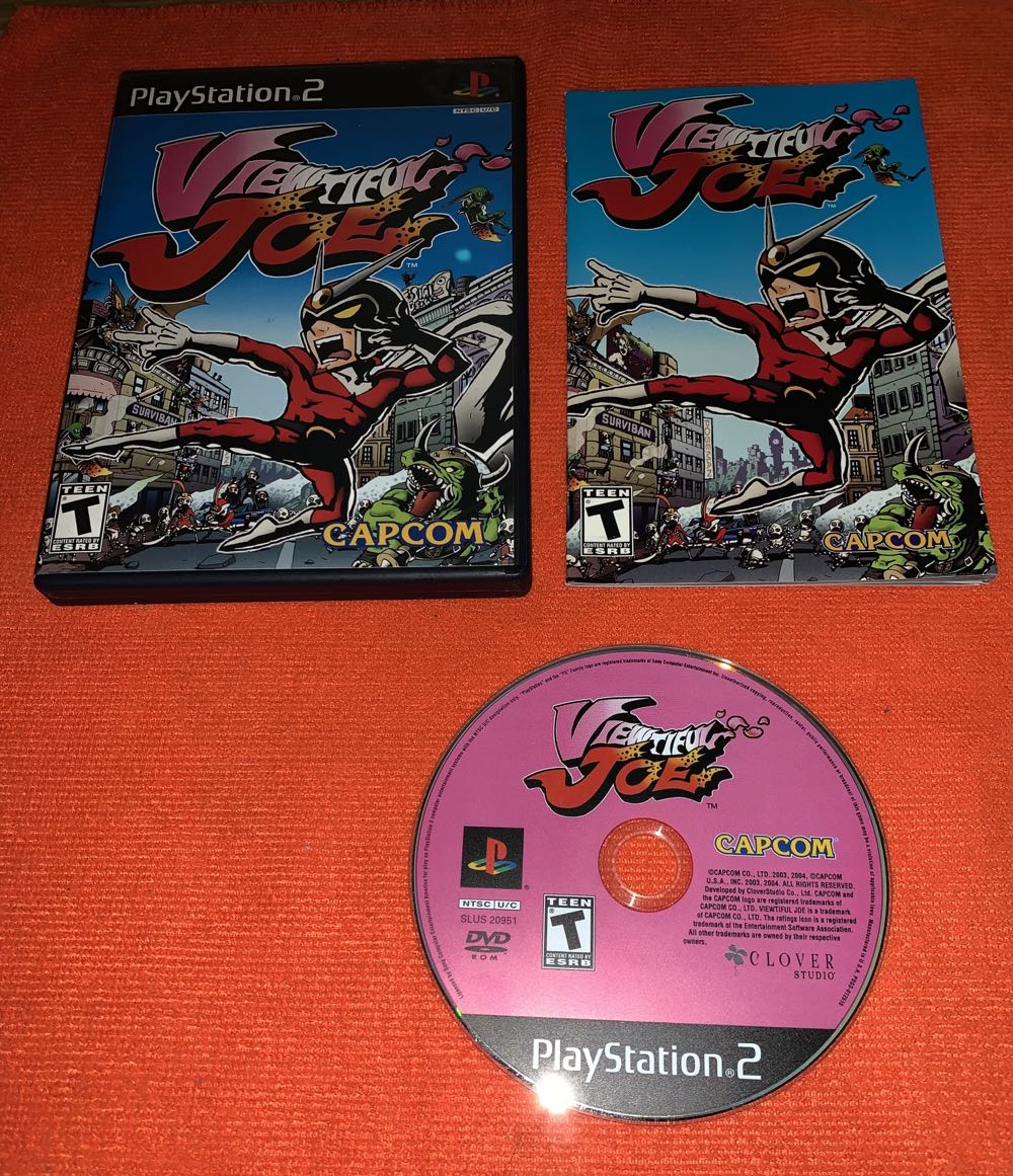 Viewtiful Joe - Sony PlayStation 2 (PS2) (Capcom - 1) video game collectible [Barcode 013388260355] - Main Image 3